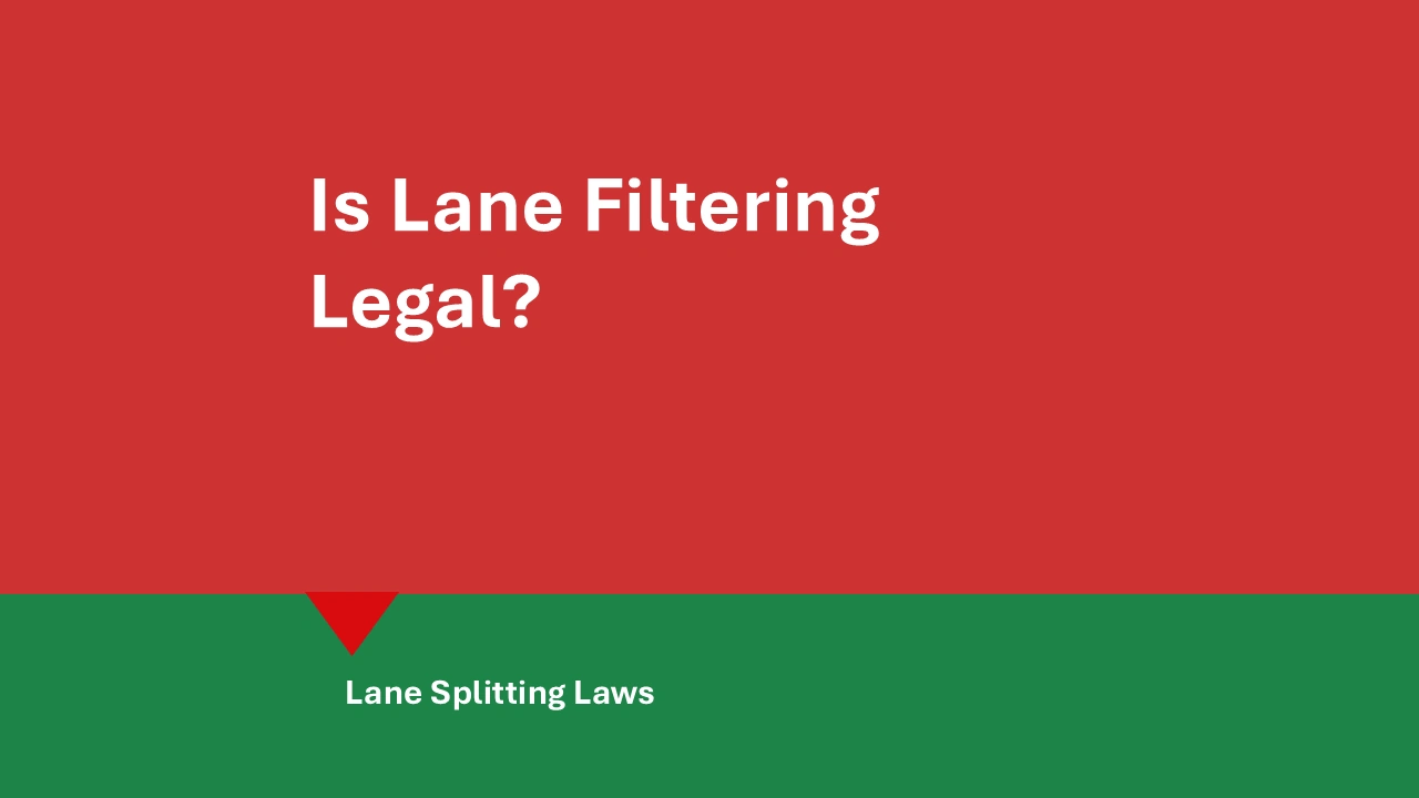 Can motorcycles drive between cars hero image