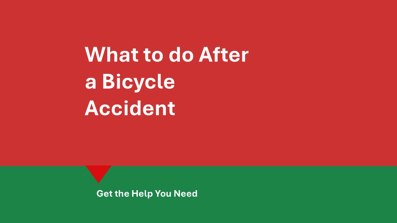What to do after a bicycle accident: hero image