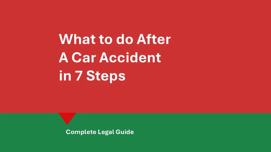What to do after a car accident: hero image