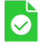 Approved motor vehicle accident claim icon